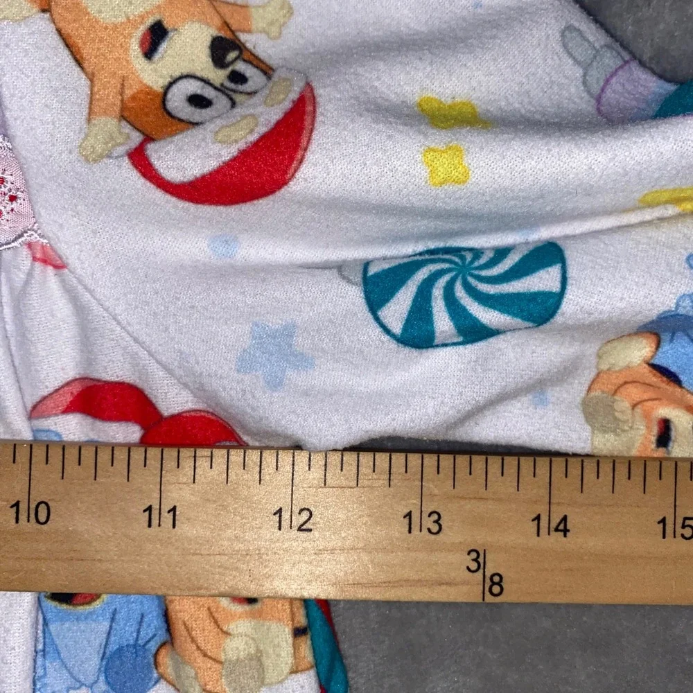 Bluey Kids‎ Nightgown Size 3T Flame Resistant Long Sleeve Pajamas